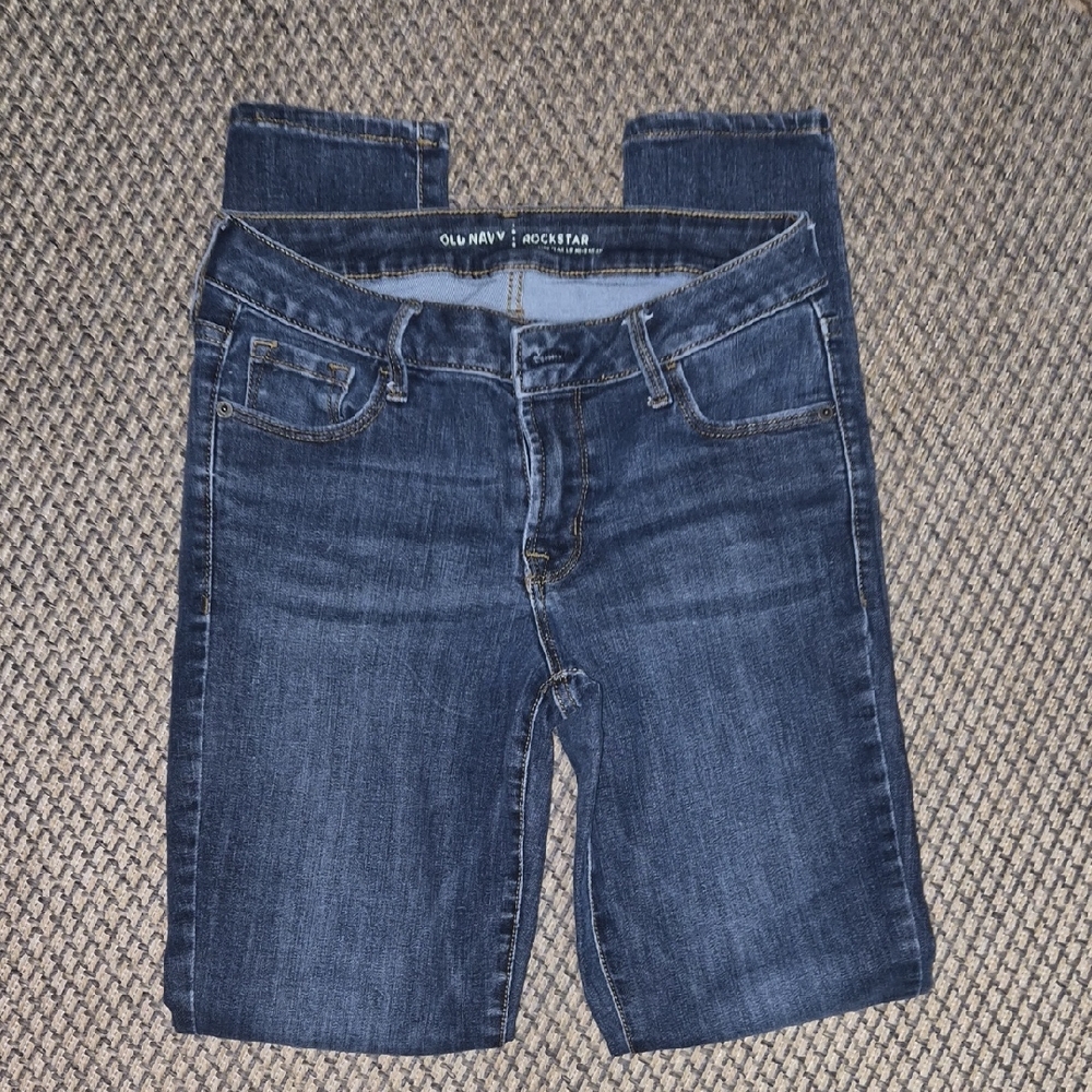 Old Navy Women's Rockstar Mid-rise Skinny Jeans